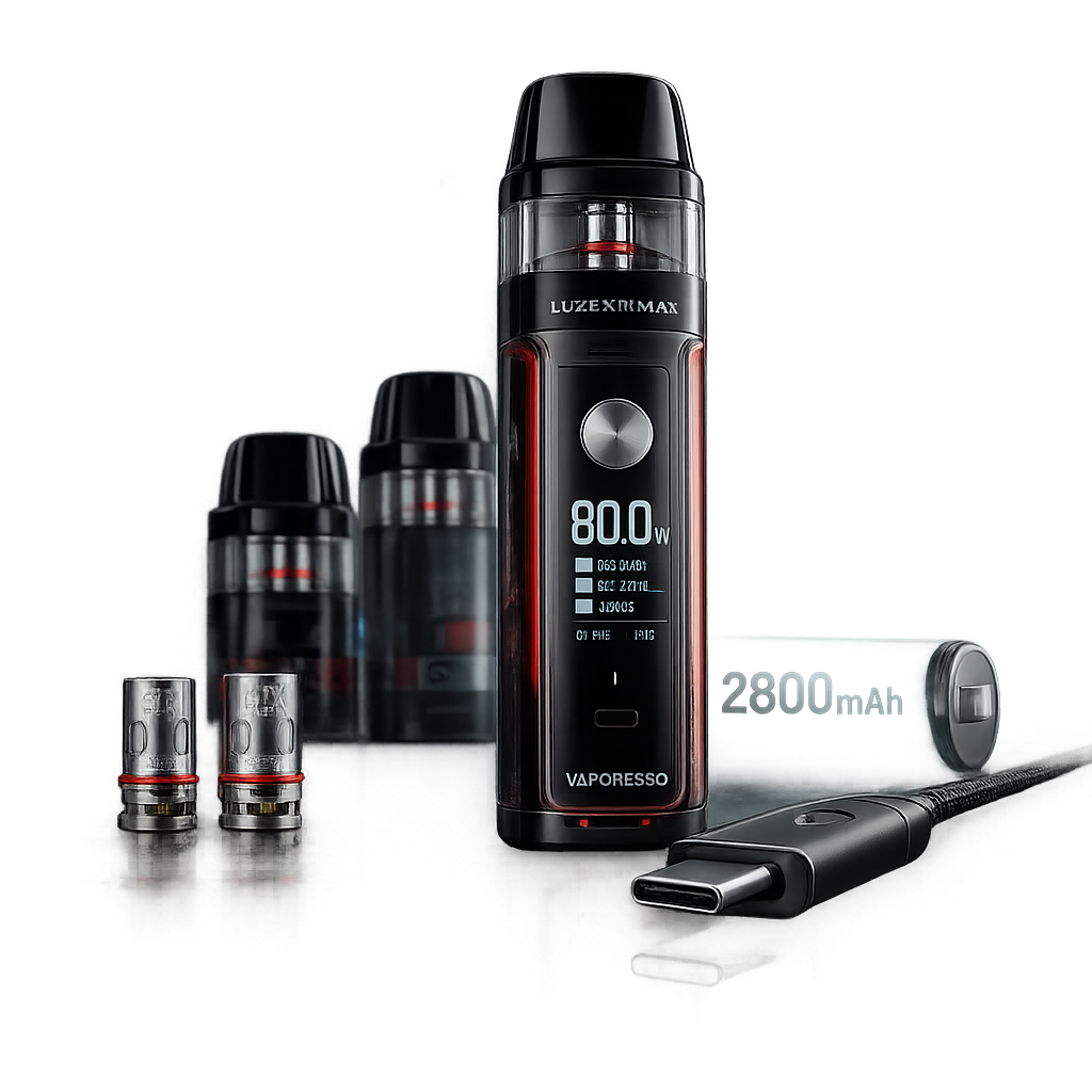 Vaporesso Luxe XR Max | 80W .Premium Pod ModVaporesso XROS 5 Pod Kit